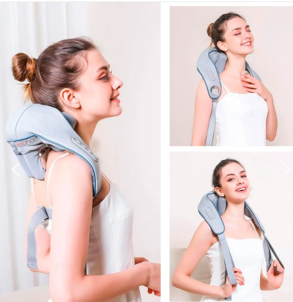 FlexSage™ 3D- Masajeador Inteligente Cuello, Espalda y Piernas